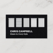 Carte De Visite Aveugle de fenêtre (Devant)