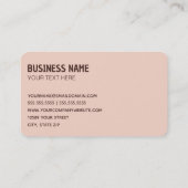 Carte De Visite Aveugle de fenêtre (Dos)