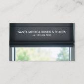 Carte De Visite Aveugles de fenêtre QR (Devant)