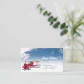 Carte De Visite Aviateur | Instructeur de vol (Debout devant)