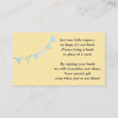 Carte De Visite Aviator Wolf Baby shower Livres Pour Bébé (Dos)