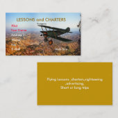 Carte De Visite Avion (Devant / Derrière)