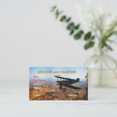 Carte De Visite Avion (Debout devant)