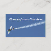 Carte De Visite Avion (Devant)