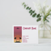 Carte De Visite Avion (Debout devant)