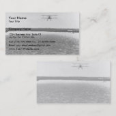 Carte De Visite Avion (Devant / Derrière)