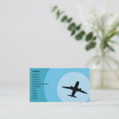 Carte De Visite Avion - affaires (Debout devant)