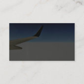 Carte De Visite Avion dans le ciel (Dos)