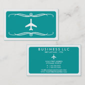 Carte De Visite avion de mod (couleur personnalisable) (Devant / Derrière)