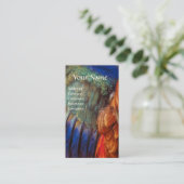 CARTE DE VISITE AVION DES PLUMES D'UN ROULEUR SUR LE PARCHEMENT AN (Debout devant)