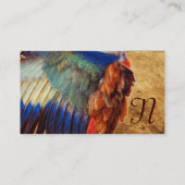 CARTE DE VISITE AVION DES PLUMES D'UN ROULEUR SUR LE PARCHEMENT AN (Dos)