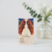 Carte De Visite AVION D'UN ROULEUR SUR UN PARCHEMENT ANTIQUE Monog (Debout devant)