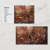 Carte De Visite Avion - l'aube de l'aviation (Devant / Derrière)