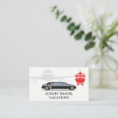 Carte De Visite Avion, Ligne de croisière, Limo (Debout devant)