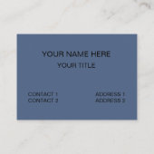 Carte De Visite Avion Pilote Je Ne Regarde Que Le Pilote Ciel (Dos)