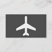 Carte De Visite avion simple (Dos)