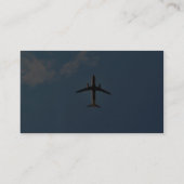 Carte De Visite Avion sur le ciel (Dos)