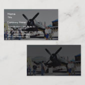 Carte De Visite Avions d'Airshow (Devant / Derrière)