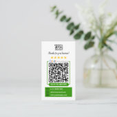 Carte De Visite Avis Google (Debout devant)