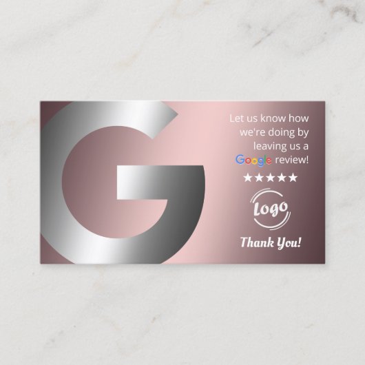 Carte De Visite 📡 Avis Google (Devant)