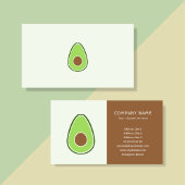 Carte de visite Avocado