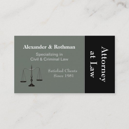 Carte De Visite Avocat (Devant)