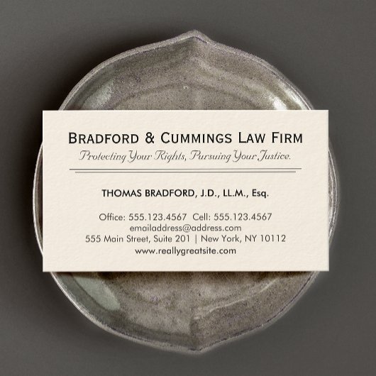 Carte De Visite Avocat