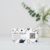 Carte De Visite Avocat (Debout devant)