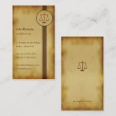CARTE DE VISITE AVOCAT (Devant / Derrière)