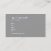CARTE DE VISITE AVOCAT (Dos)