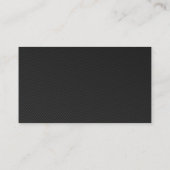 Carte De Visite Avocat à la loi Black Carbon Fiber (Dos)