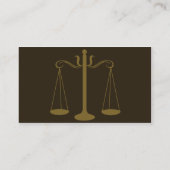 Carte De Visite Avocat - affaires (Dos)