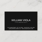 Carte De Visite avocat audacieux (Dos)