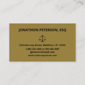 Carte De Visite Avocat Avocat - Avocat - Avocat - Avocat - Avocat (Dos)