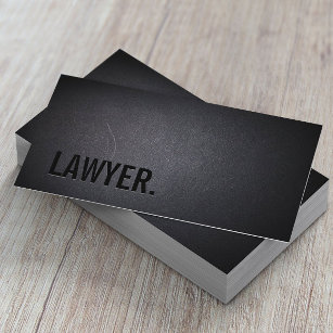 Carte De Visite Avocat avocat minimaliste Professionnel Gras