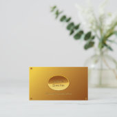 Carte de visite avocat/avocat plaqué or (Debout devant)