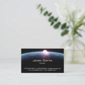 Carte De Visite Avocat/Carte de visite du procureur de Space Sunri (Debout devant)
