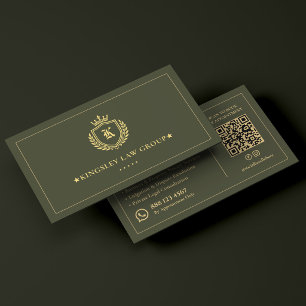 Carte De Visite Avocat de cabinet d'avocats de luxe Notaire mobile