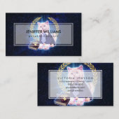 Carte De Visite Avocat de chat dans l'espace (Devant / Derrière)