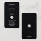 Carte De Visite Avocat de droit | Avocat (Devant / Derrière)