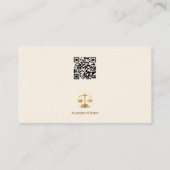 Carte De Visite Avocat de droit | Avocat (Dos)