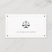 Carte De Visite Avocat de droit | Avocat (Dos)