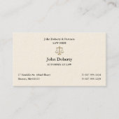 Carte De Visite Avocat de droit | Avocat (Devant)