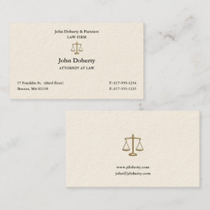 Carte De Visite Avocat de droit   Avocat