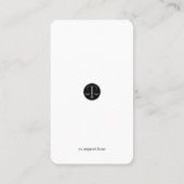 Carte De Visite Avocat de droit | Avocat (Dos)