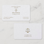 Carte De Visite Avocat de droit | Avocat (Devant / Derrière)
