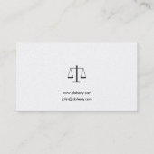 Carte De Visite Avocat de droit | Avocat (Dos)