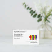 Carte De Visite Avocat de la discrimination LGBT (Debout devant)