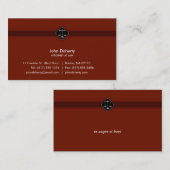 Carte De Visite Avocat de la loi| Avocat (Devant / Derrière)