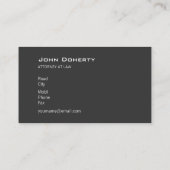 Carte De Visite Avocat de l'AVOCAT | (Dos)